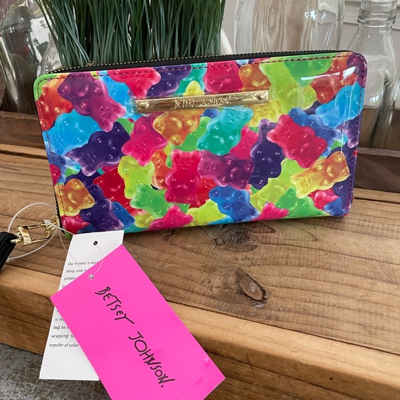 Betsey Johnson Bags Betsey Johnson New Rainbow Patent Gummy Bear